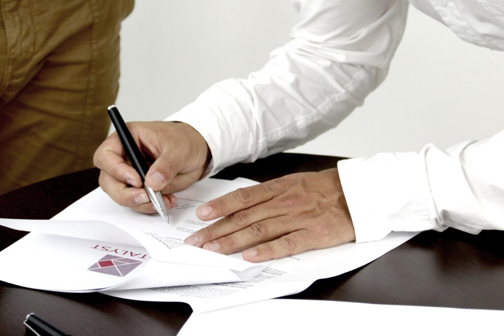 contract tekenen
